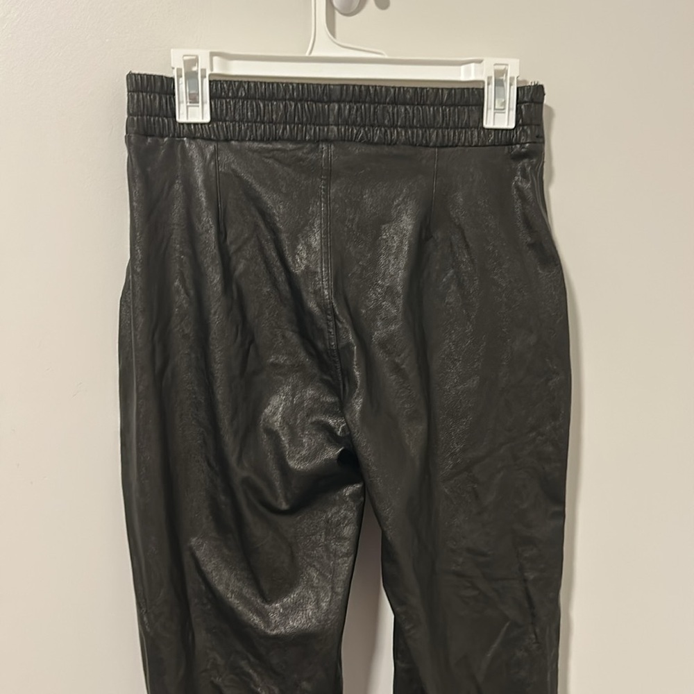 NWT Spanx Leather Like Jogger Color Noir Size Small - Picture 5 of 6